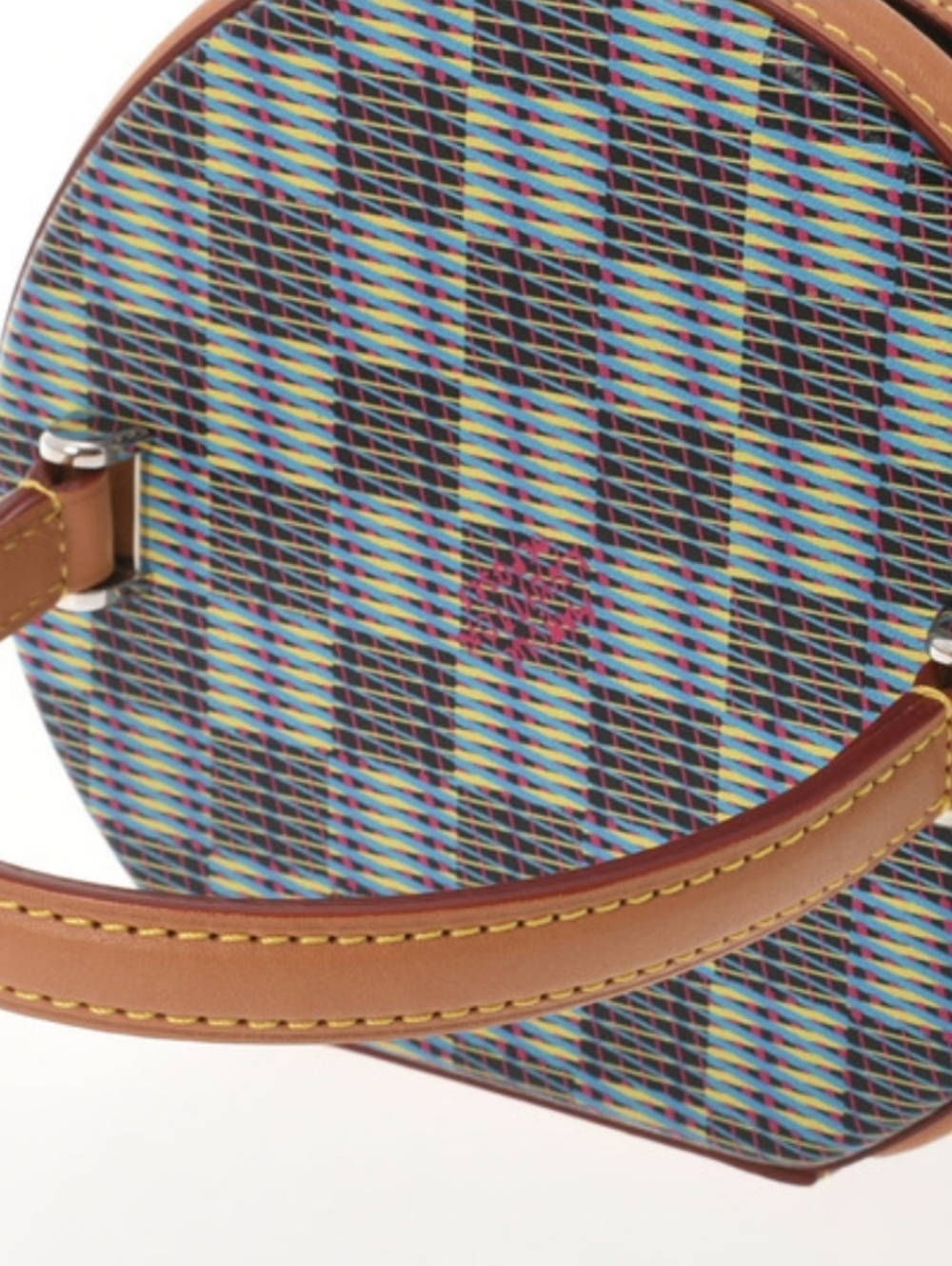 LiKE NEW!!! Rare! Louis Vuitton Cannes Bag in Damier Monogram Blue LV Pop Canvas - Picture 7 of 16